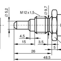 Bosch Air Temperature Sensor - M12x1.5 (-40 - 140C - Image 2