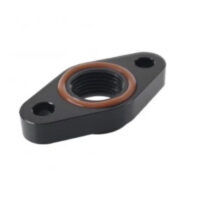 TURBO DRAIN ADAPTOR FEMALE AN-10 OUTLET SUIT T3-T4 - BLACK