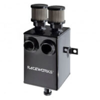 BLACK ALUMINIUM CATCH CAN WITH DRAIN TAP 2L