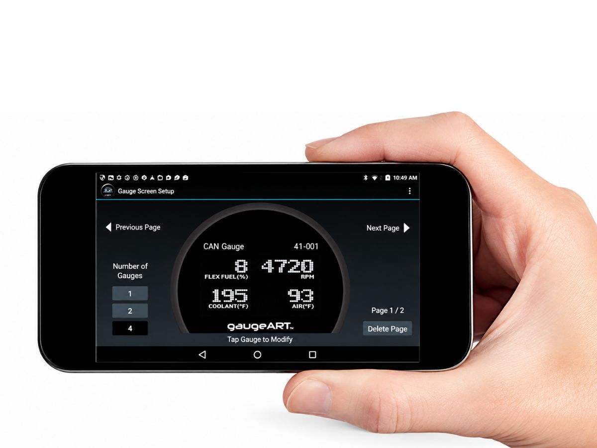 Haltech gaugeART CAN OLED Gauge 2"/52mm Size: 52mm (2") - Image 3