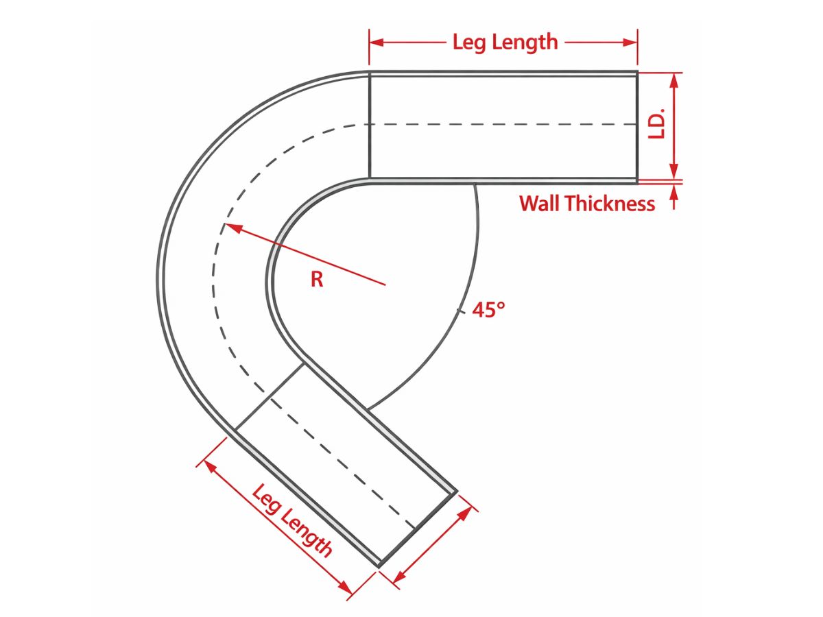 PERFORMANCE INTAKE 2.50IN 135DEG 2.0MM - Image 2
