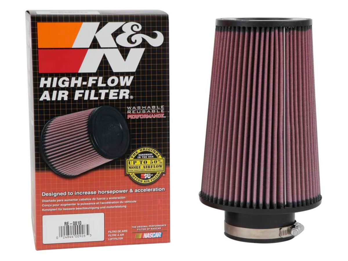K&N Universal Clamp On Air Filter - Image 2