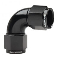 FEMALE TO FEMALE SWIVEL AN-8 90DEG