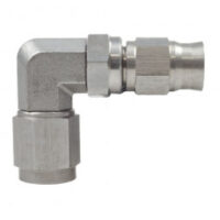 PTFE HOSE END AN-3 90DEG SS