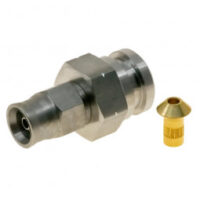 AN-3 PTFE HOSE END WITH FEMALE INVERTED FLARE 7/16IN-20