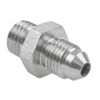 METRIC MALE M12X1.25 TO MALE FLARE AN-3 SS (DUAL SEAL)