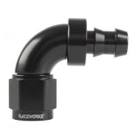 PUSH LOCK HOSE END AN-5 90DEG
