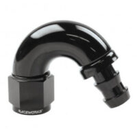 PUSH LOCK HOSE END AN-8 150DEG