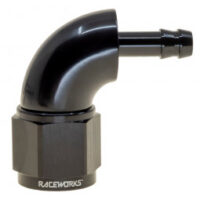 AN-10 FEMALE SWIVEL TO BARB 5/16IN 90DEG