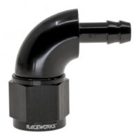 AN-10 FEMALE SWIVEL TO BARB 3/8IN 90DEG