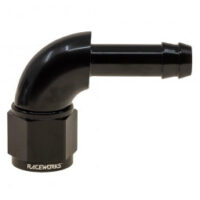 AN-10 FEMALE SWIVEL TO BARB 1/2IN 90DEG