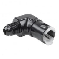 AN-8 TO 3/8IN FEMALE EFI QUICK CONNECT 90DEG