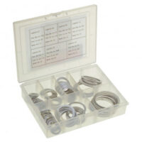 ALUMINIUM WASHER KIT 10 OF EACH SIZE AN-3 TO AN-16