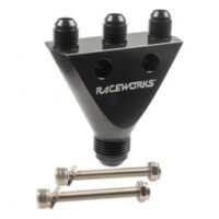 Y BLOCK INLINE AN MALE FLARE 1X AN-10 TO 3X AN-6