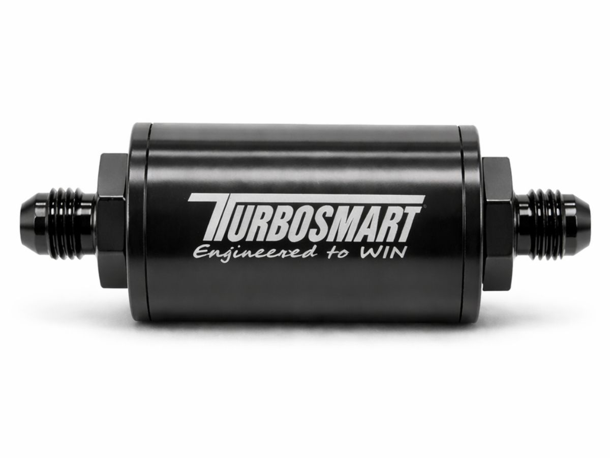 FPR Billet Fuel Filter 10um AN-6 - Black