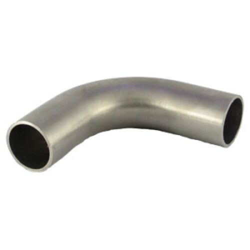 Stainless Steel Polished Bend 90DEG 320 Grit - 2.5" (63.5mm)